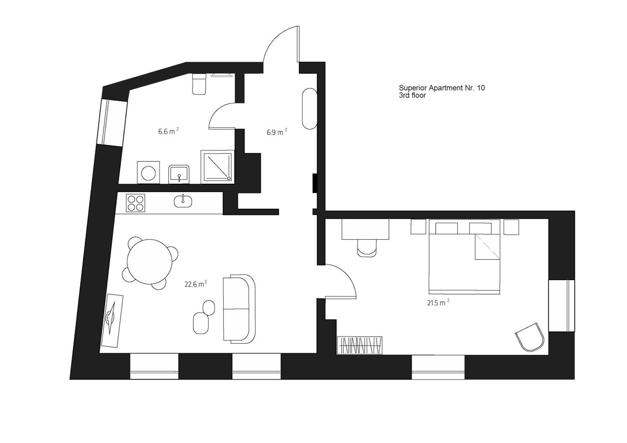 Centra Nams - Center Apartments Cesis Bilik gambar