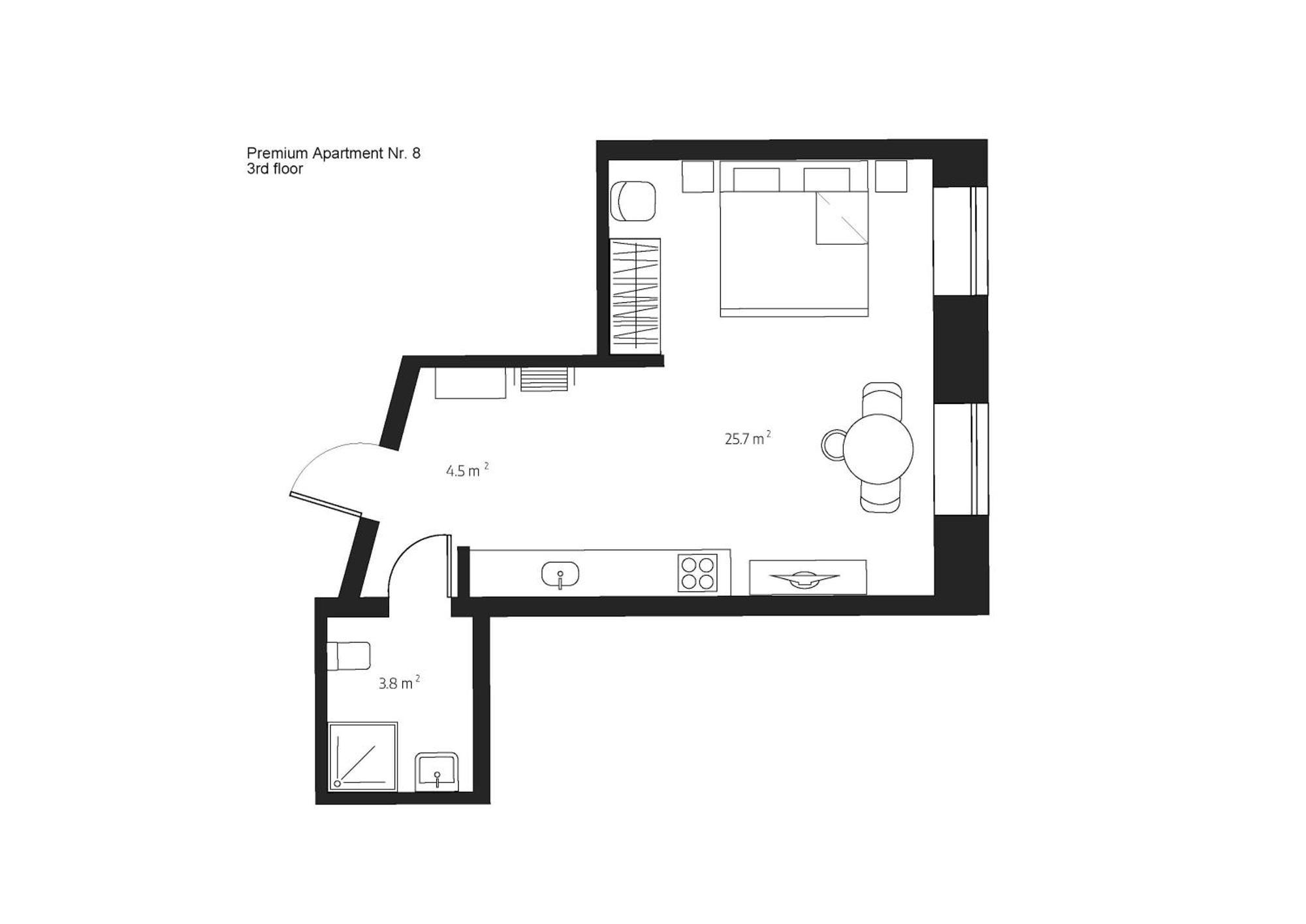 Centra Nams - Center Apartments Cesis Bilik gambar